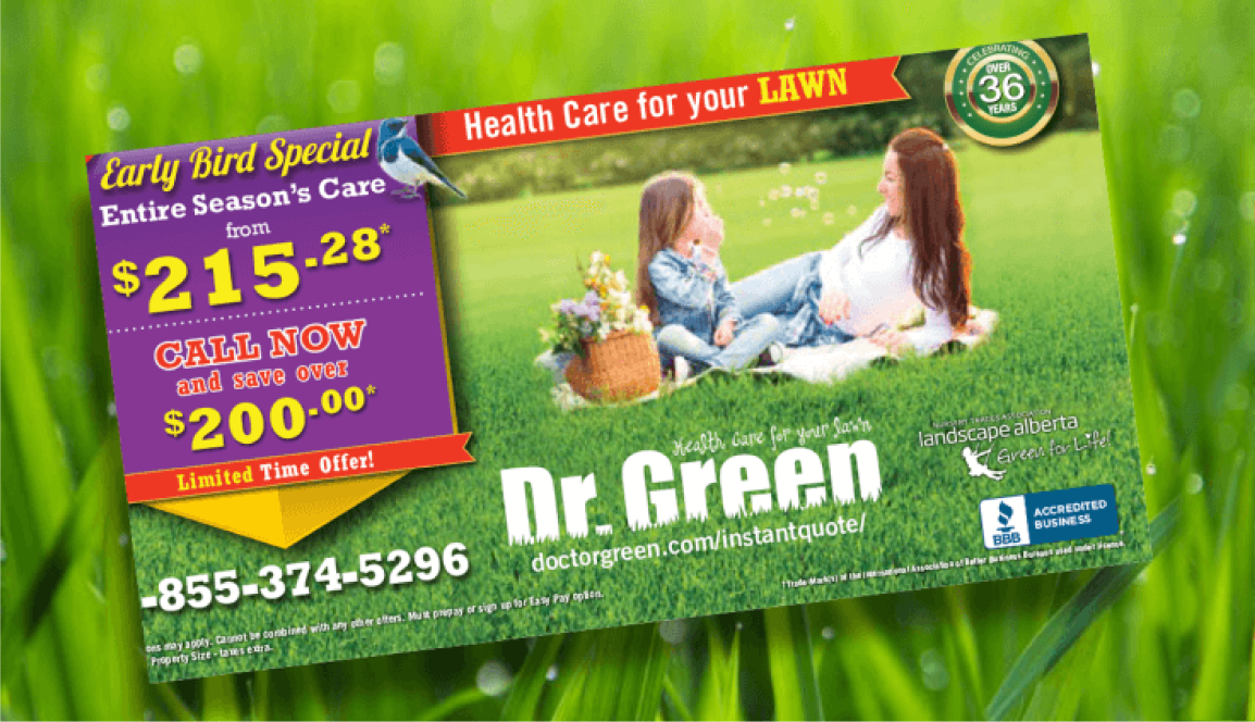 A direct mail piece from Doctor Green.